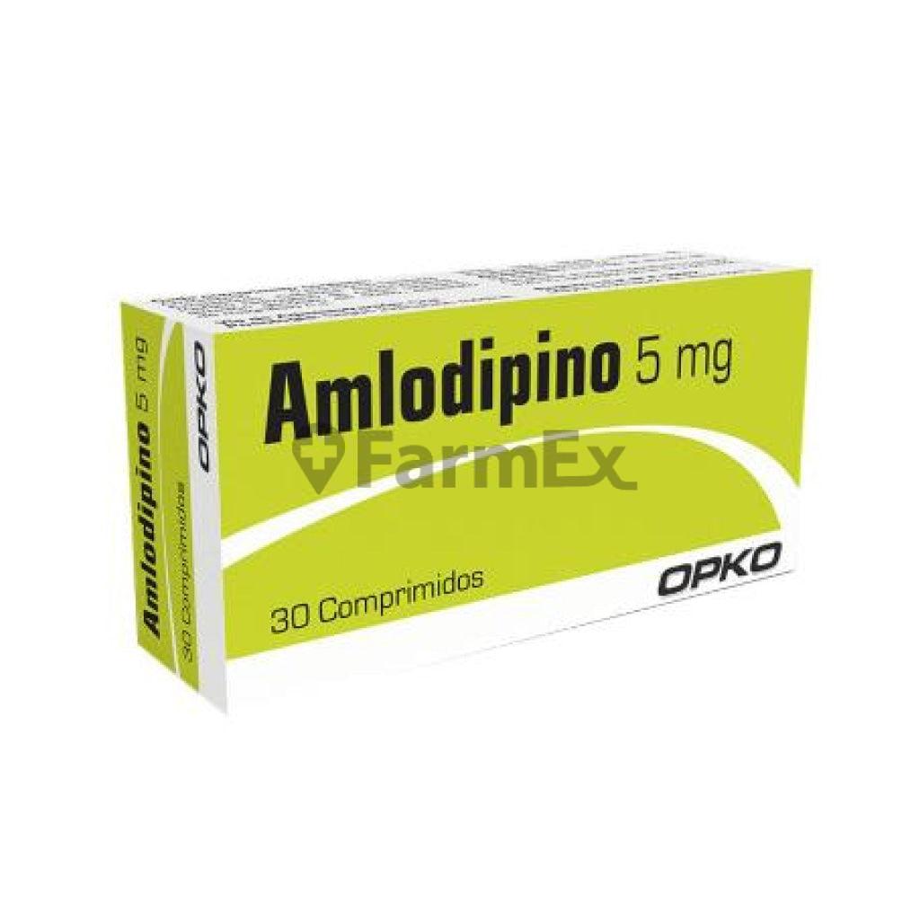 Amlodipino 5 mg x 30 comp OPKO